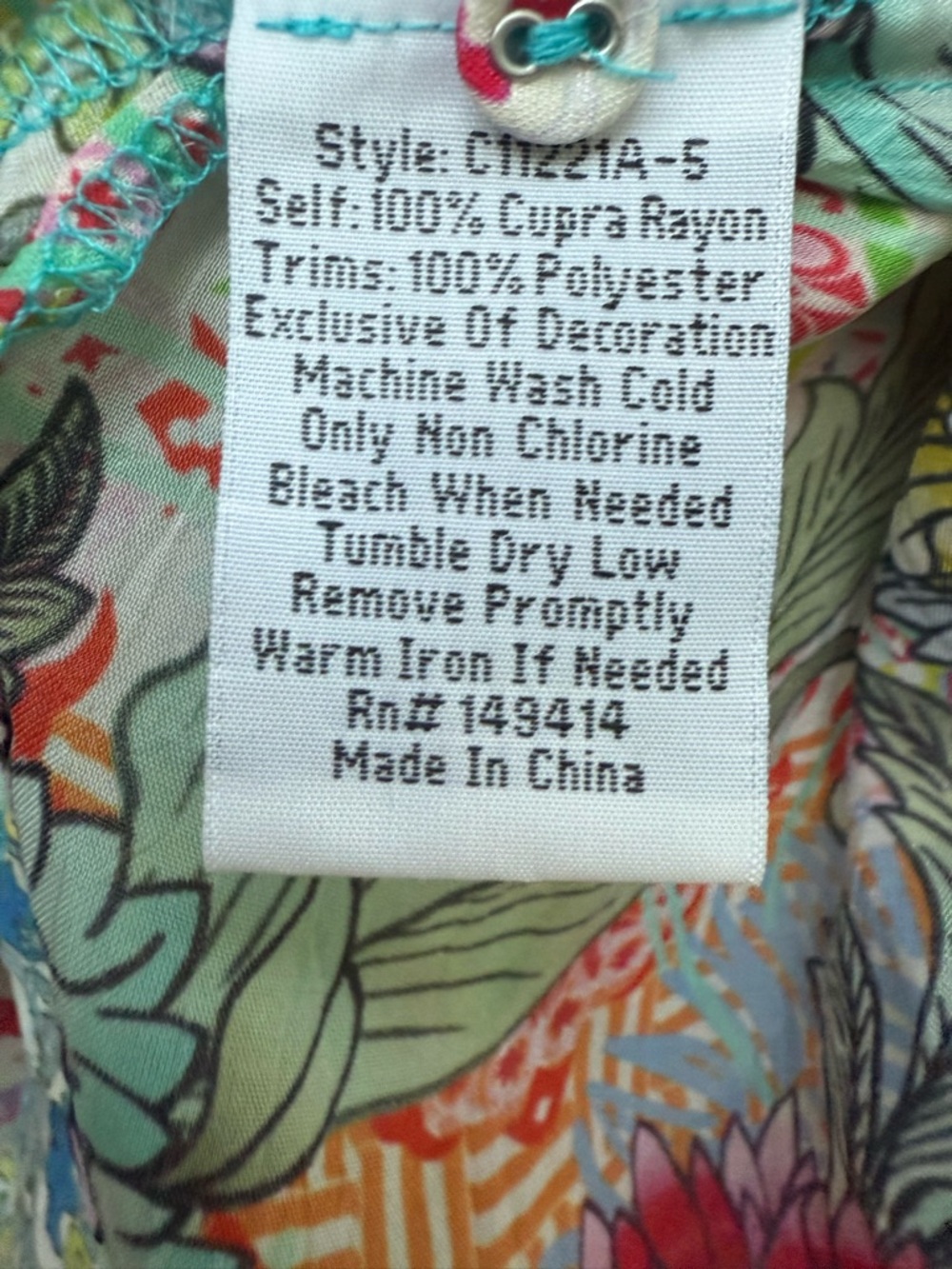 Johnny was Belize Eloise floral collage top - Picture 6 of 11